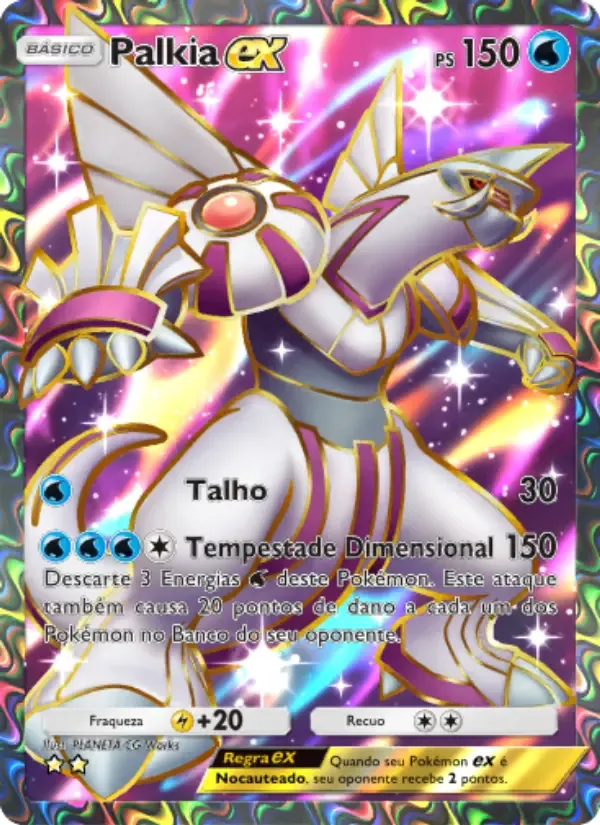 Palkia ex card in Portuguese