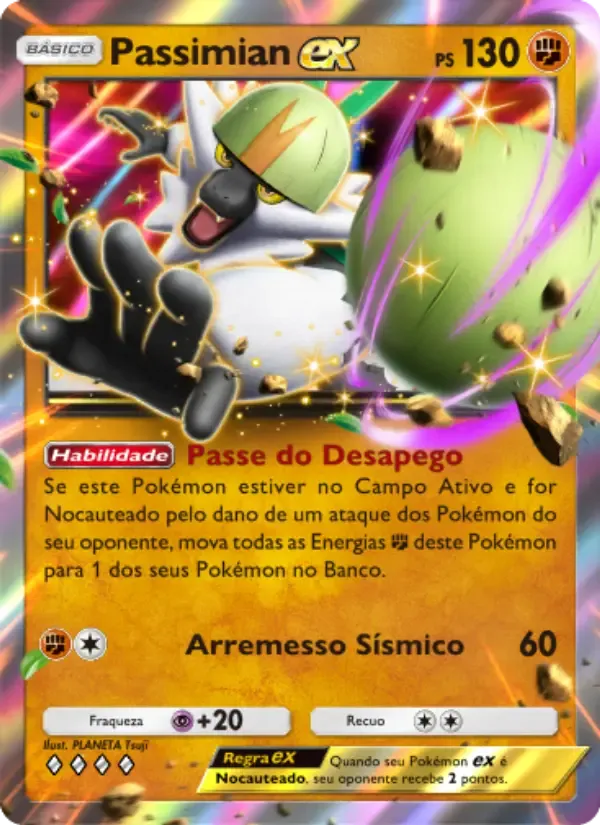 Passimian ex card in Portuguese