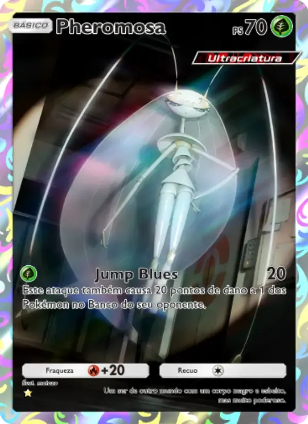 Pheromosa card in Portuguese