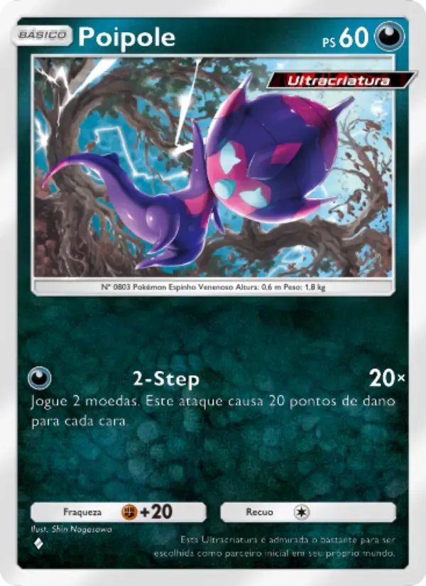 Poipole card in Portuguese