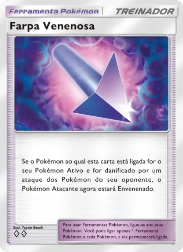 Poison Barb card in Portuguese