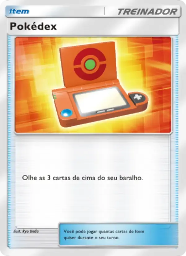 Pokédex card in Portuguese