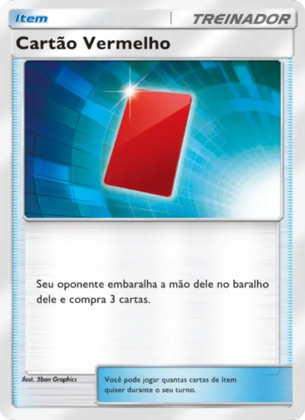 Red Card card in Portuguese