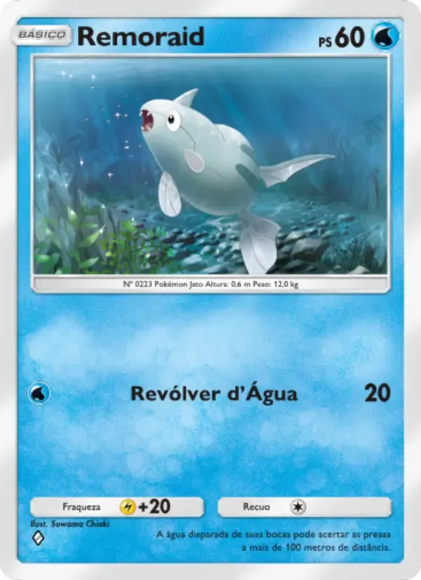 Remoraid card in Portuguese