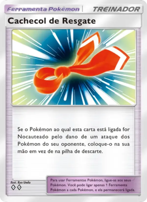 Rescue Scarf card in Portuguese