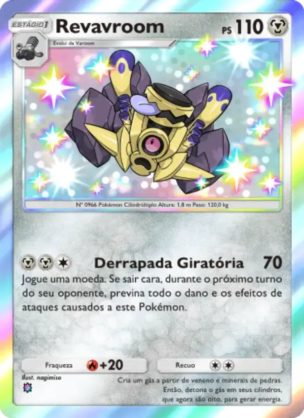 Revavroom card in Portuguese
