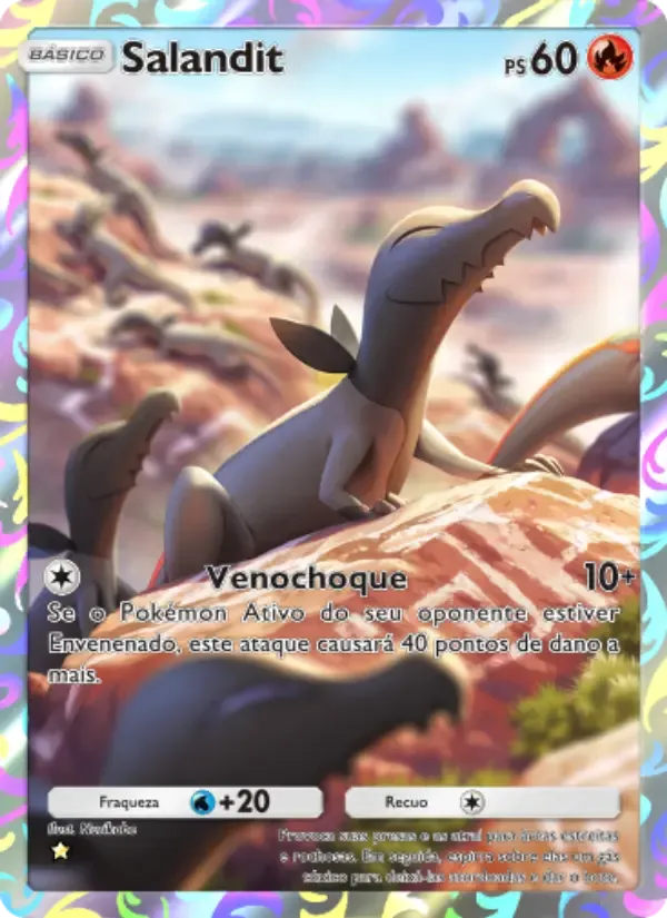 Salandit card in Portuguese
