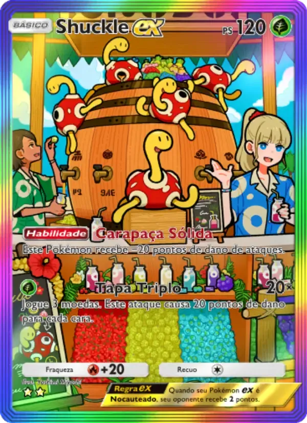 Shuckle ex card in Portuguese