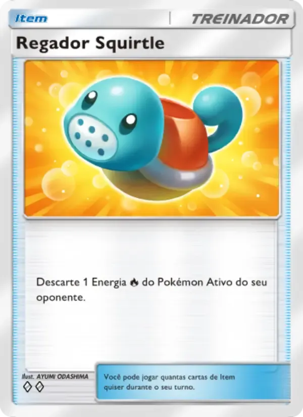 Squirt Bottle card in Portuguese