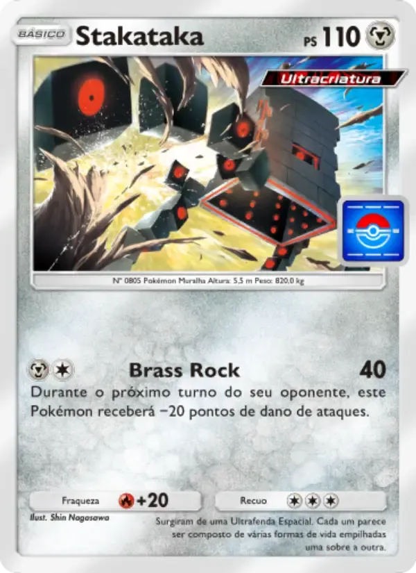 Stakataka card in Portuguese