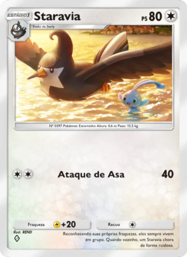 Carta di Staravia in Portoghese