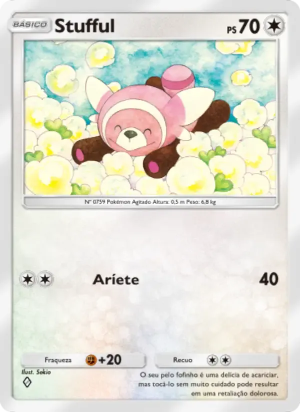 Stufful card in Portuguese