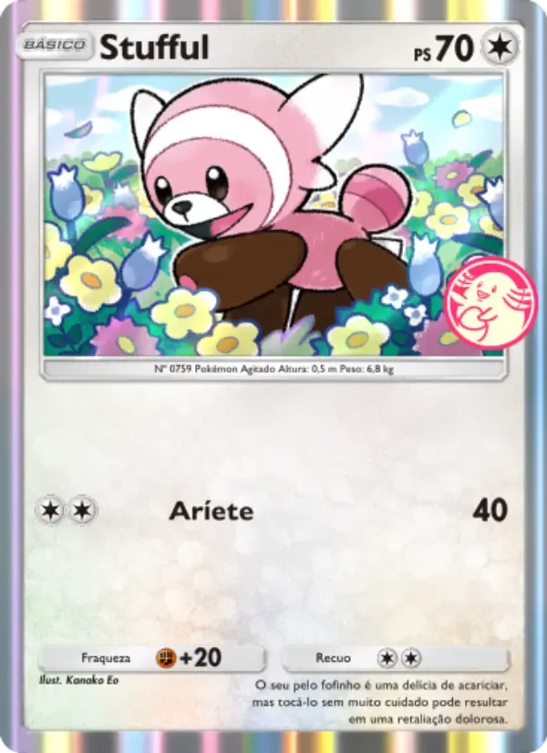 Stufful card in Portuguese