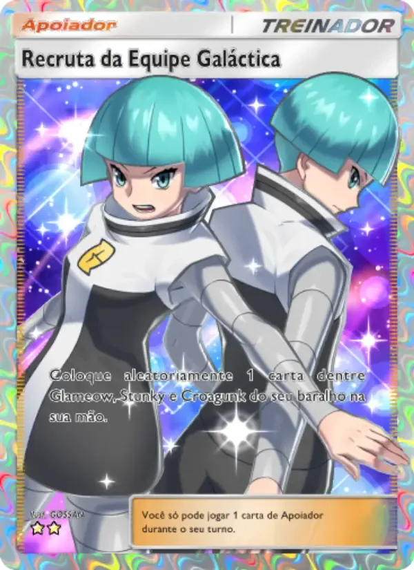 Team Galactic Grunt card in Portuguese