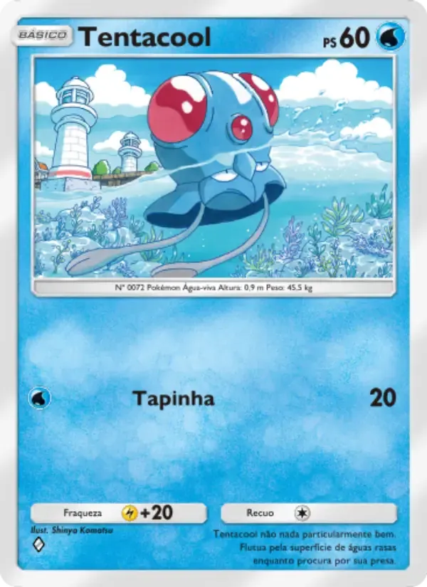Tentacool card in Portuguese