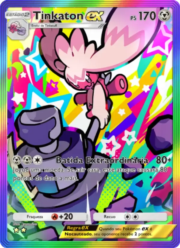 Tinkaton ex card in Portuguese