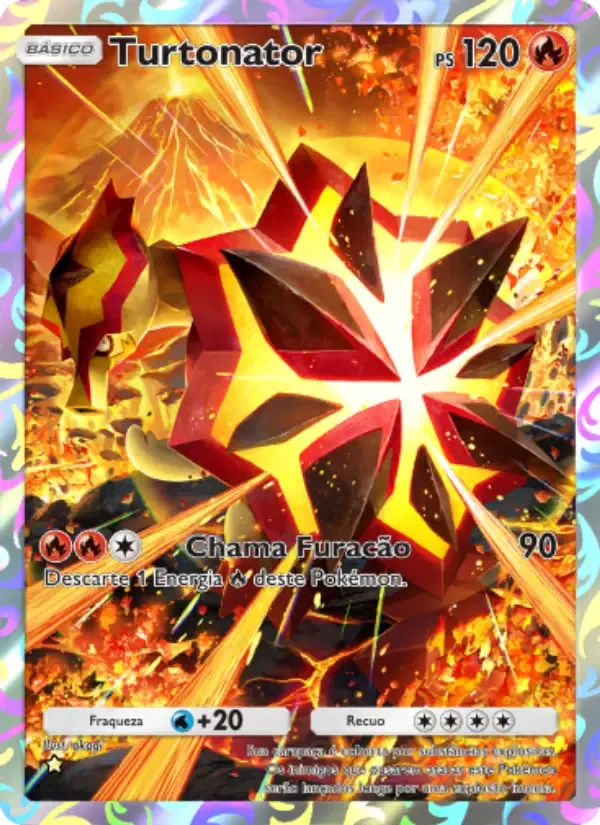 Turtonator card in Portuguese