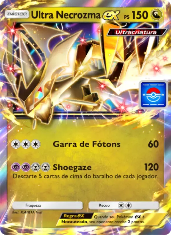 Carta di Ultra Necrozma ex in Portoghese