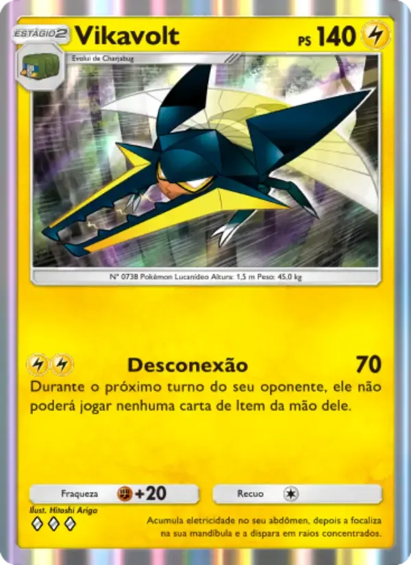 Vikavolt card in Portuguese
