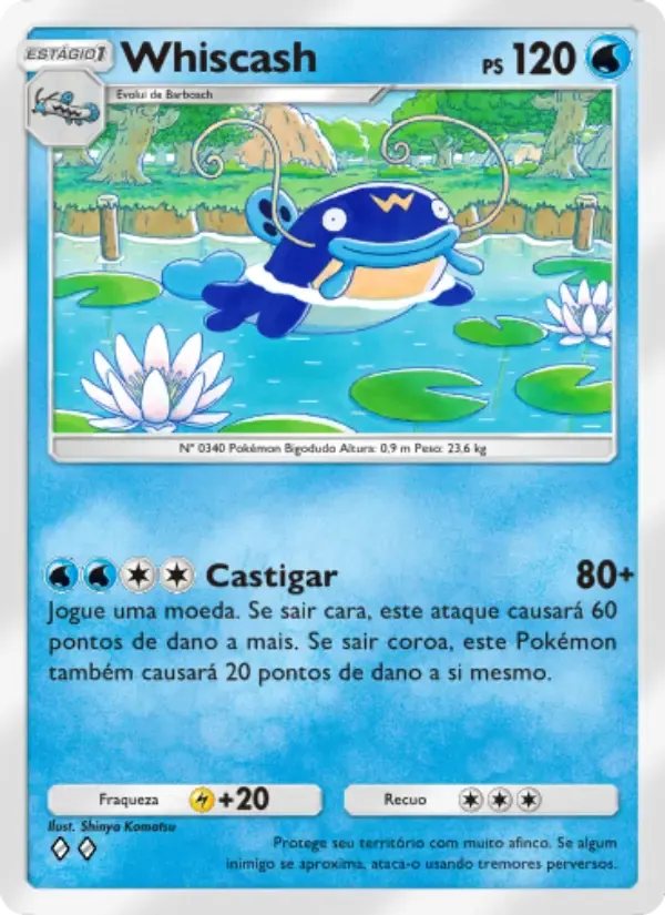 Whiscash card in Portuguese
