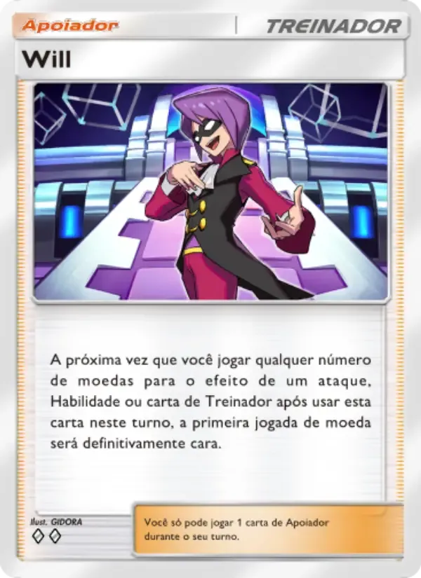 Will card in Portuguese