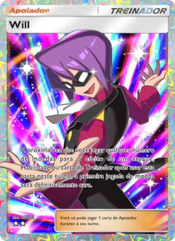 Will card in Portuguese