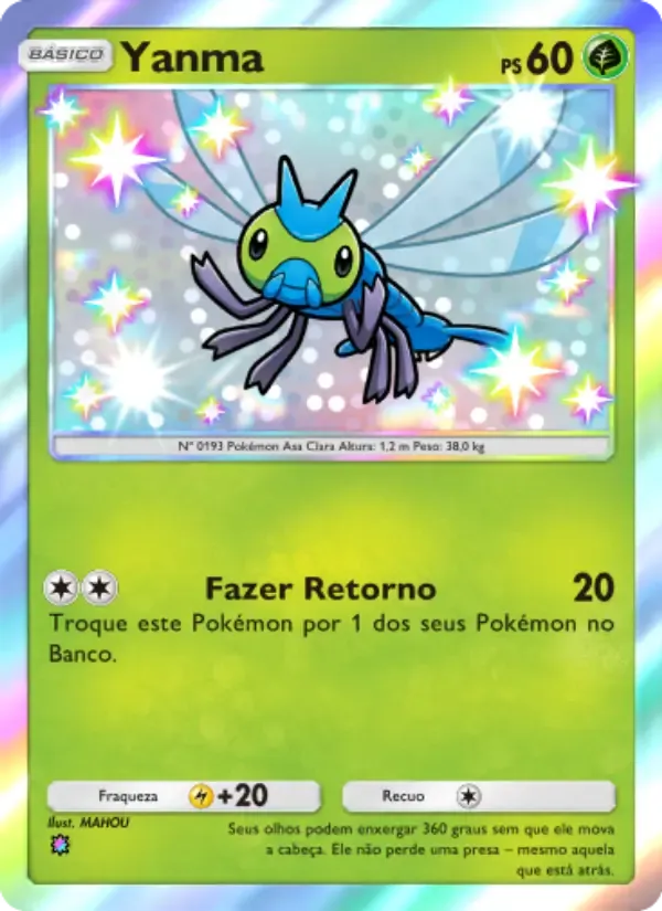 Yanma card in Portuguese