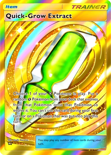 Quick-Grow Extract (b1a-103) card in Pokémon TCG Pocket