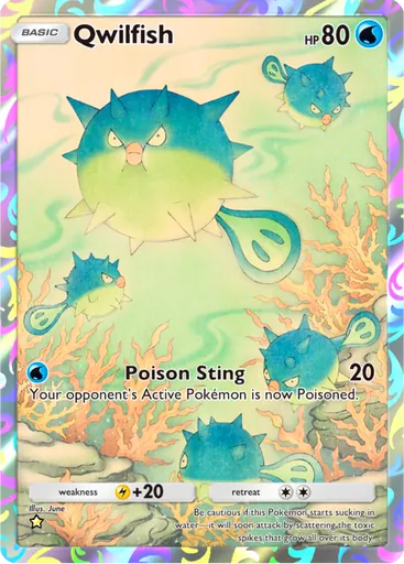 Qwilfish (a4-168) card in Pokémon TCG Pocket