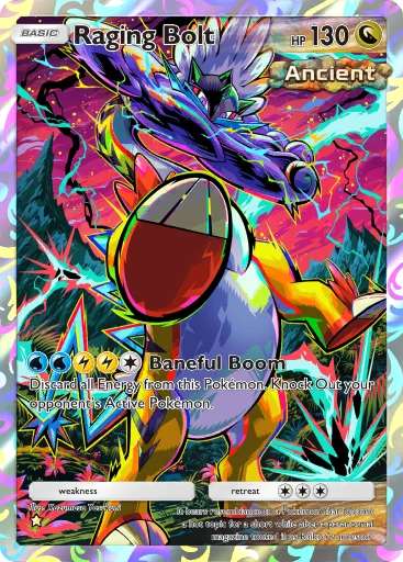 Raging Bolt (b3a-079) card in Pokémon TCG Pocket