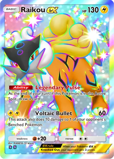Raikou ex (b2a-128) card in Pokémon TCG Pocket