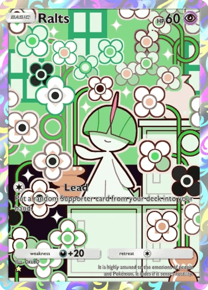 Ralts card by OKUBO