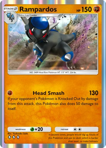 Rampardos (a2-089) card in Pokémon TCG Pocket