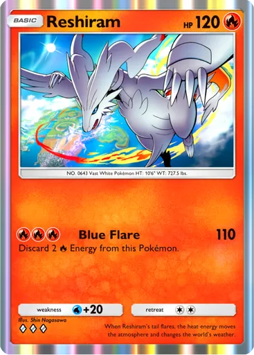 Reshiram (b2-019) card in Pokémon TCG Pocket