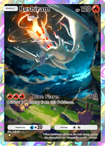 Reshiram (b2-160) card in Pokémon TCG Pocket