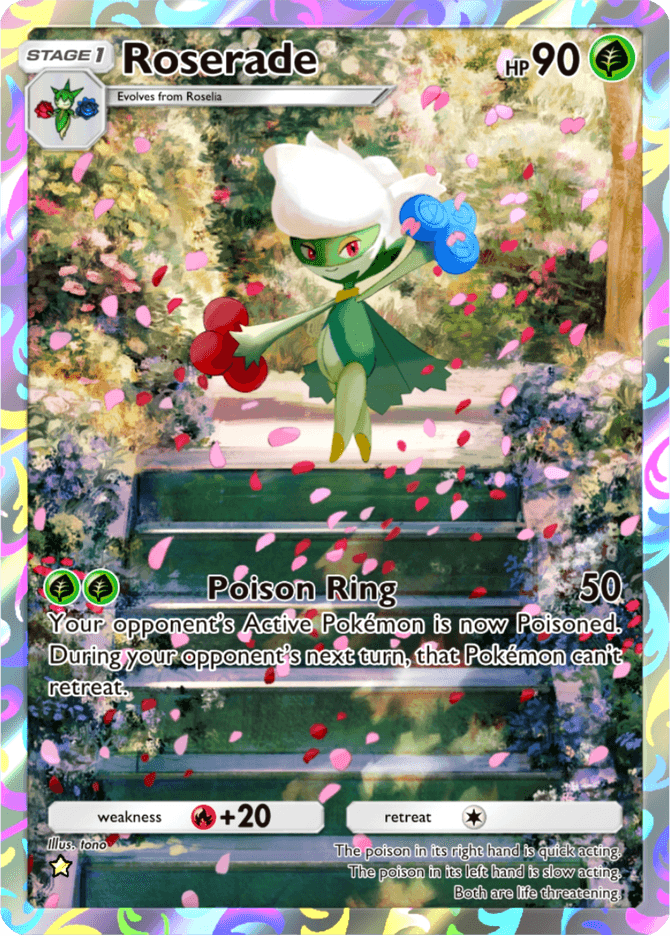 Roserade card by tono