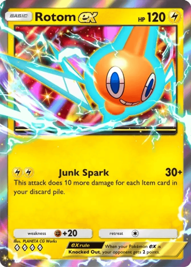 Rotom ex (b4-055) card in Pokémon TCG Pocket