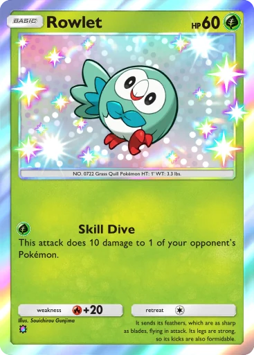 Rowlet (b1-290) card in Pokémon TCG Pocket