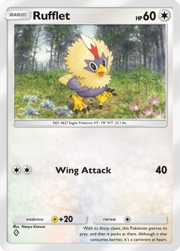 Rufflet (b1-204) card in Pokémon TCG Pocket
