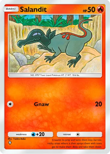 Salandit (a3-035) card in Pokémon TCG Pocket