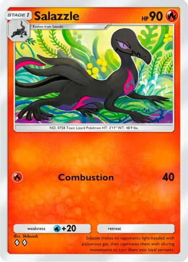 Salazzle (a3b-015) card in Pokémon TCG Pocket