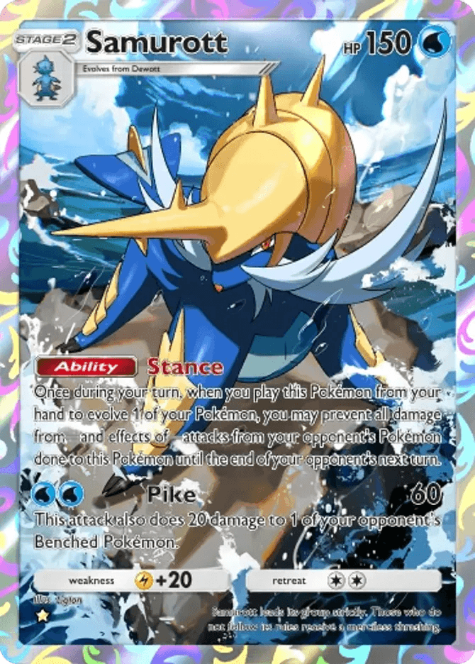 Samurott card by Ligton