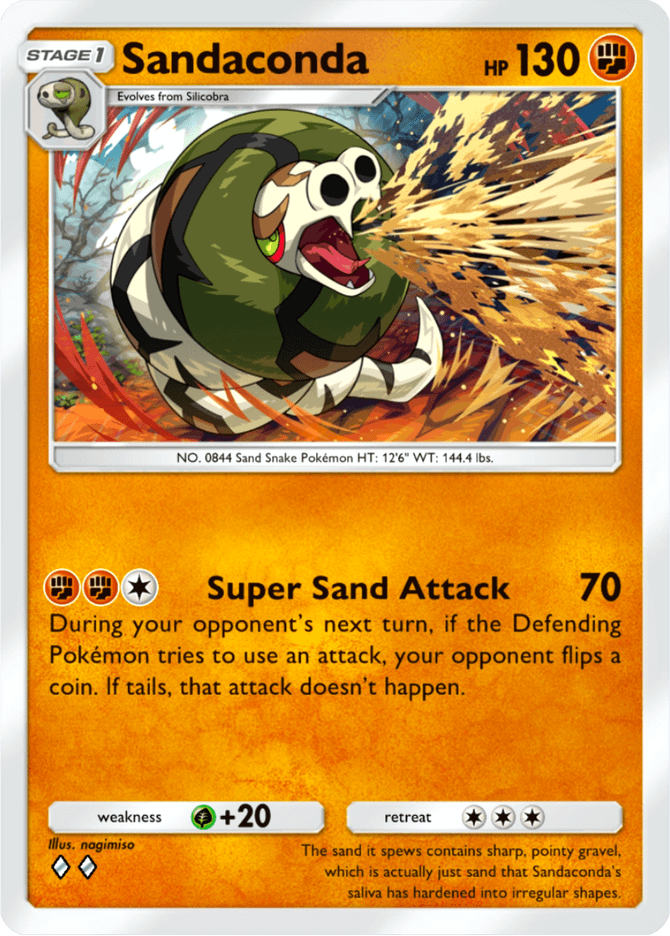 Sandaconda (B3-096)  PTCGP | PocketCards.net