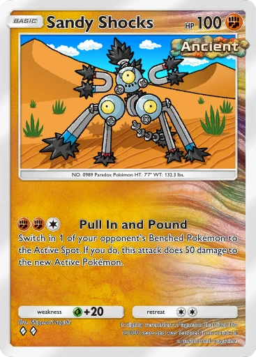 Sandy Shocks (b3a-035) card in Pokémon TCG Pocket
