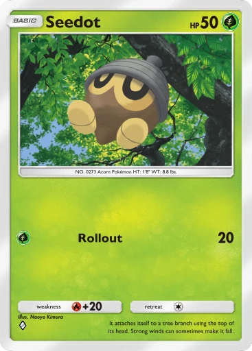 Seedot (b1-008) card in Pokémon TCG Pocket