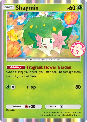 Shaymin (pa-116) card in Pokémon TCG Pocket