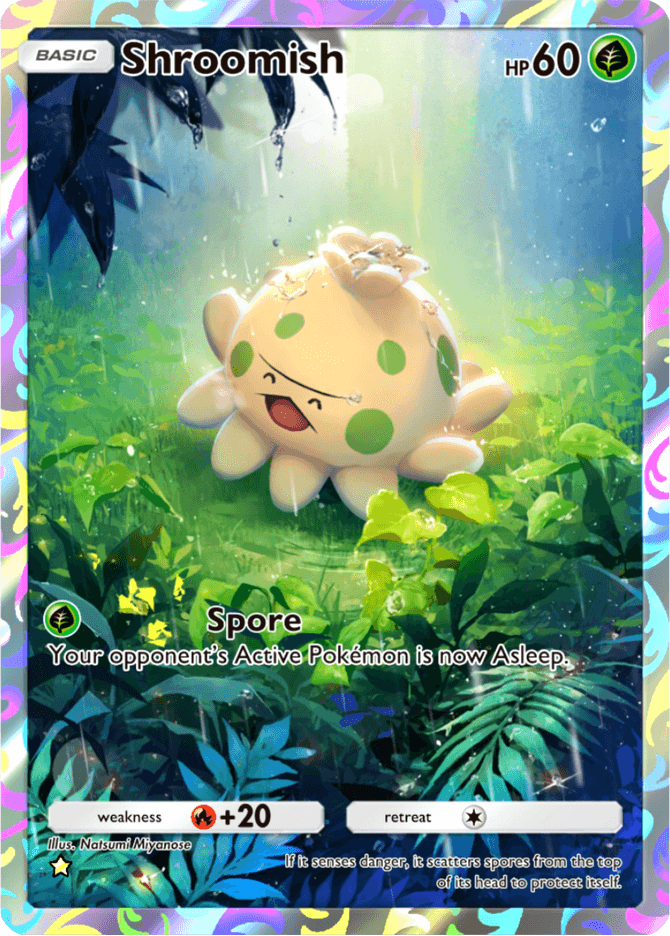 Shroomish card by Natsumi Miyanose