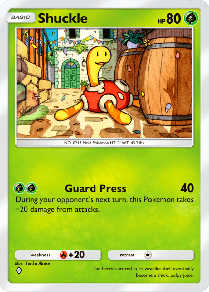 pokemon shuckle card Pokemon Fates Collide Shuckle #1