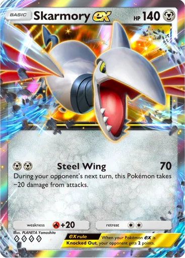 Skarmory ex (a4-124) card in Pokémon TCG Pocket