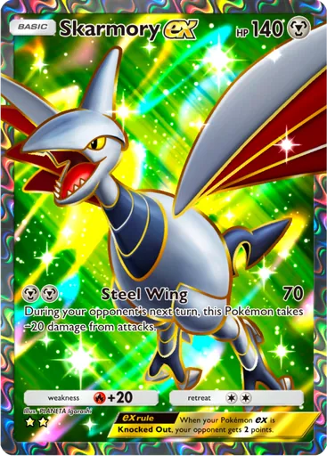 Skarmory ex (a4-194) card in Pokémon TCG Pocket